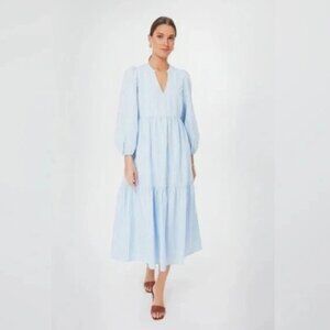 Tuckernuck Blue Stripe Alora Maxi Dress